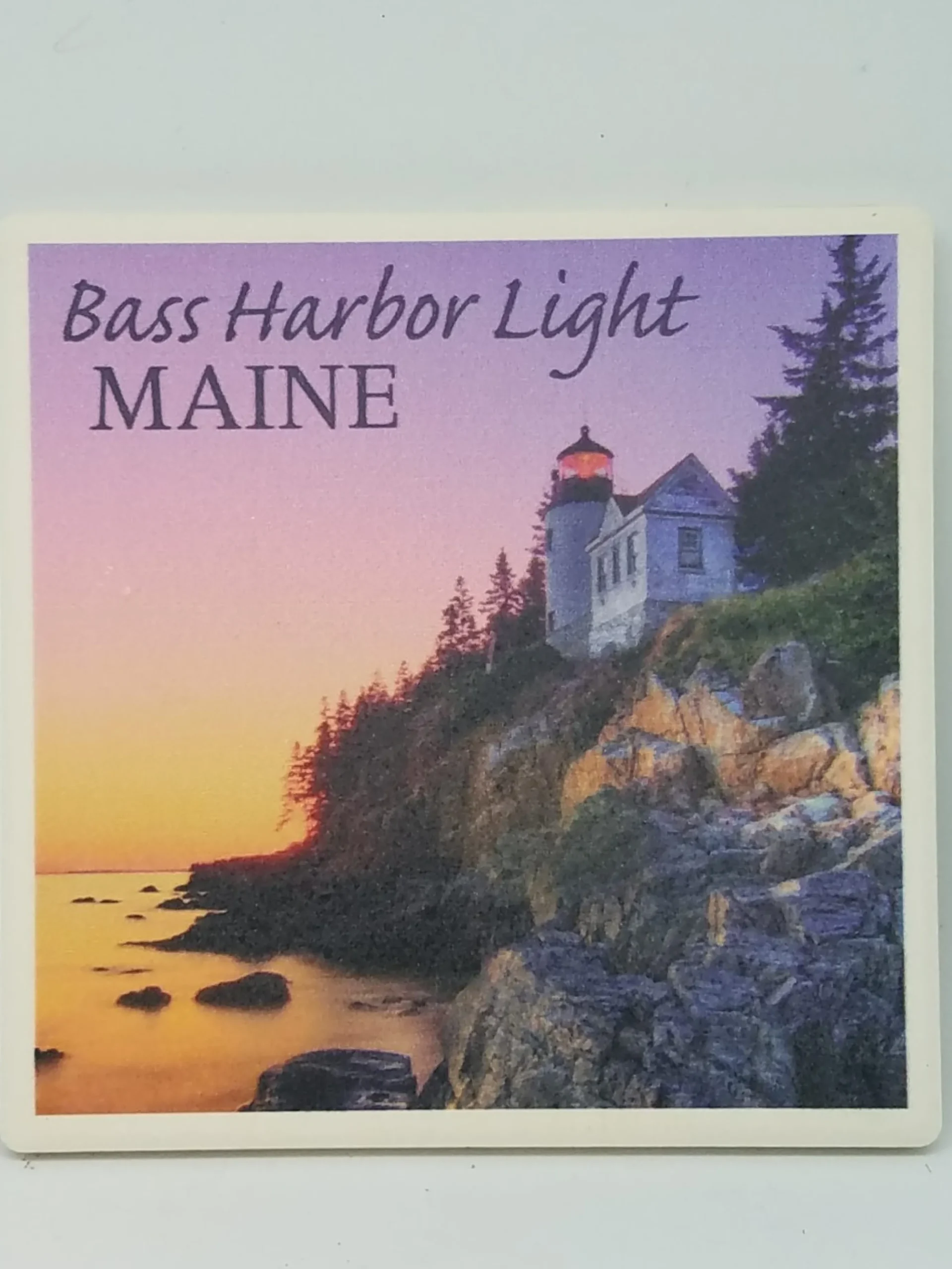 Bass Harbor Light Maine Coaster