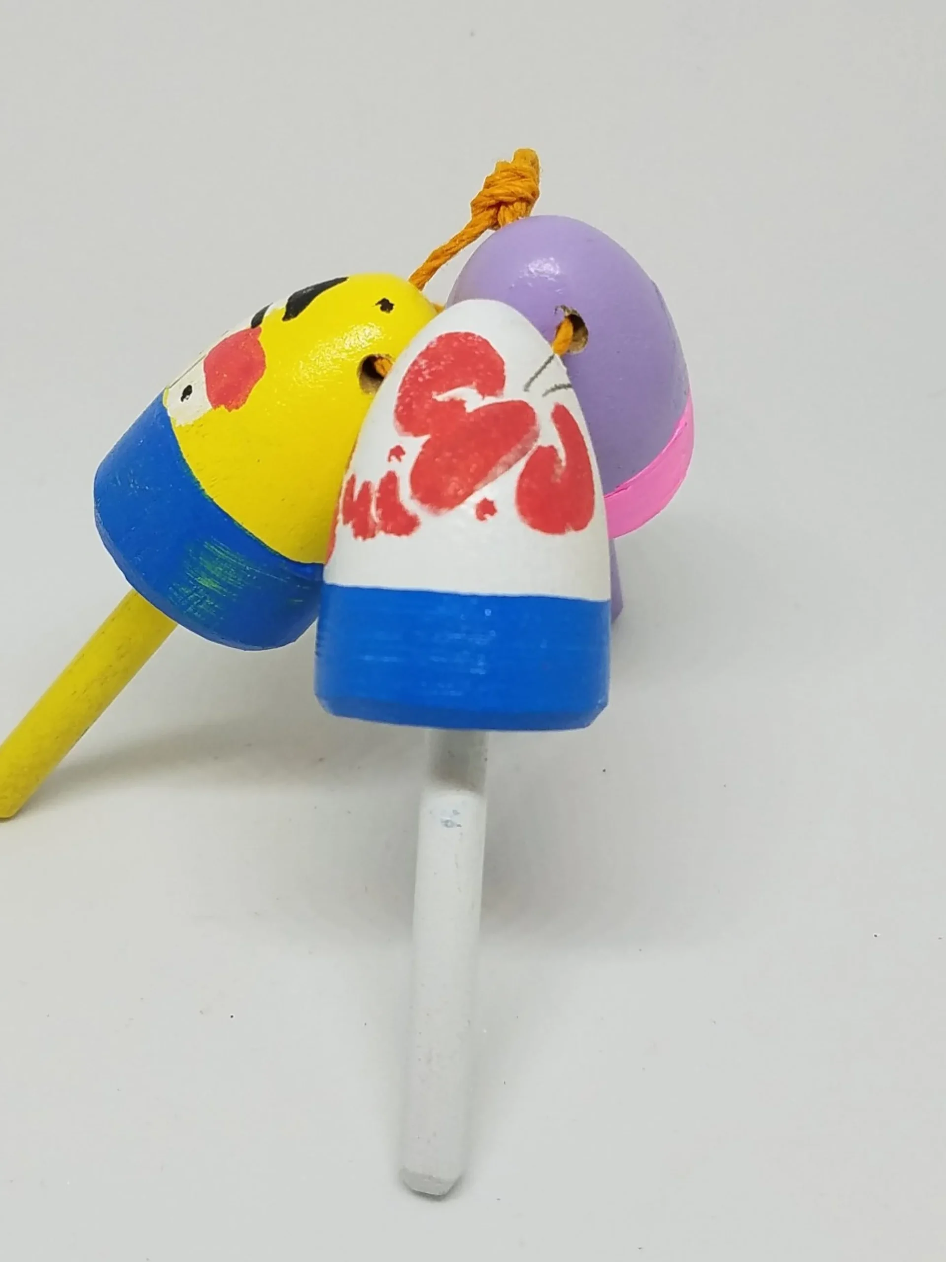 Buoy Cluster With Lighthouse And Lobster Ornament