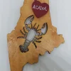 Lobster Maine State Wood Ornament