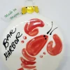 Lobster On Ceramic Round Ornament