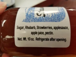 Maine Strawberry Rhubarb Jam 10 Oz