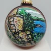 Precipice Acadia Trail Glass Ornament