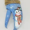 Snowman On Blue Painted Lobster Claw Ornament