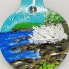 Thunderhole Acadia Painted Wood Ornament